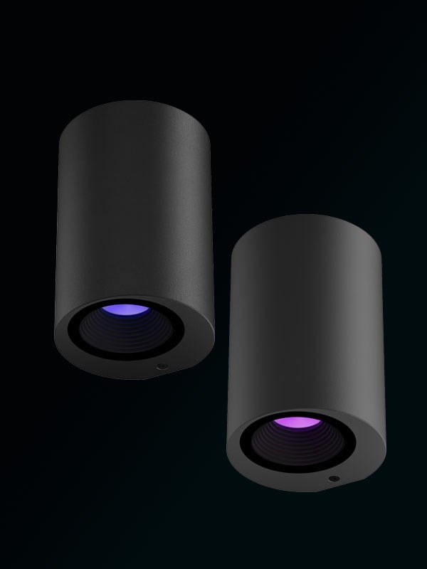 MOON P in Black and Anthracite finishes<br><br>